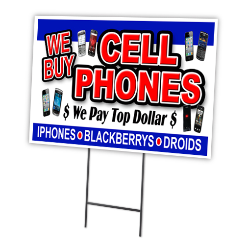 SignMission C-1824-DS-We Buy Cell Phones