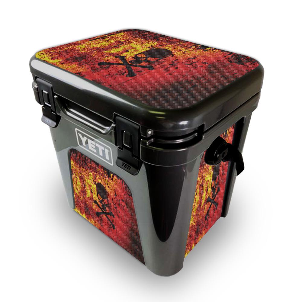 Picture of MightySkins YEROAD24-Bio Skull Skin for Yeti Roadie 24 Hard Cooler - Bio Skull