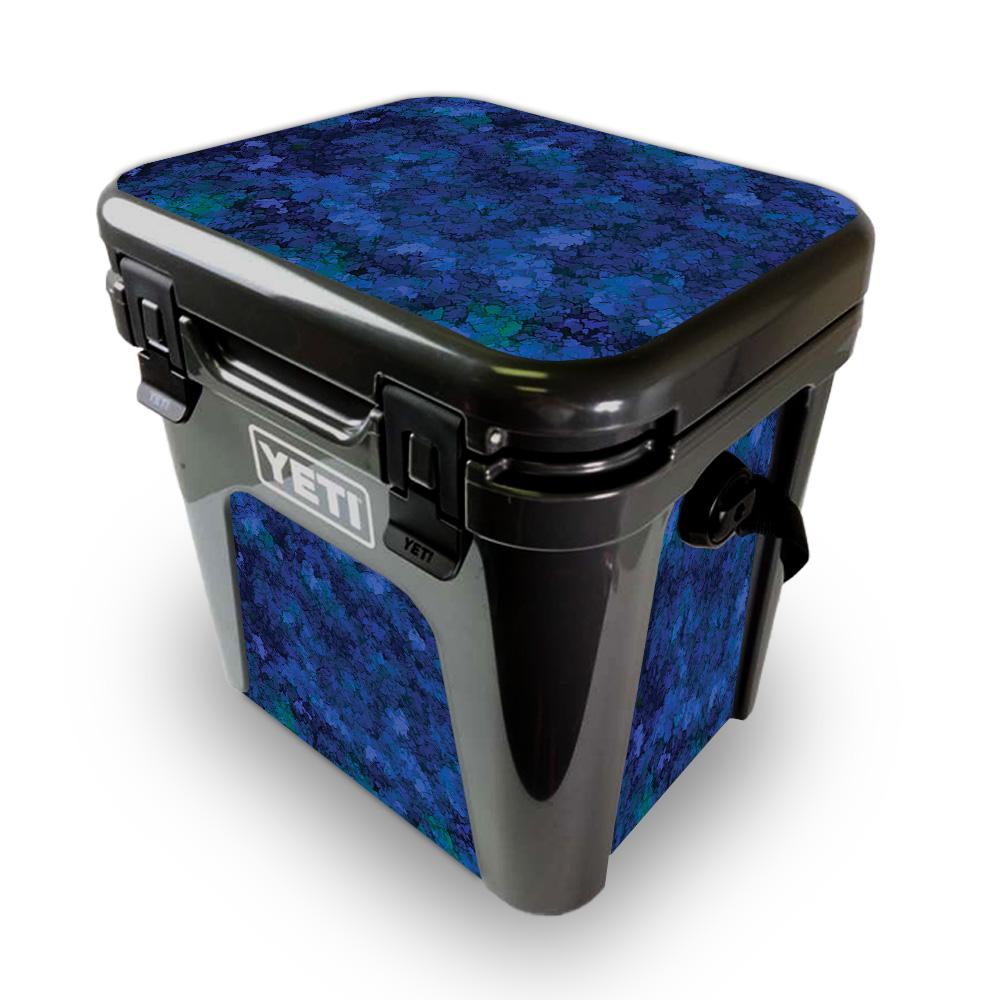 Picture of MightySkins YEROAD24-Blue Ice Skin for Yeti Roadie 24 Hard Cooler - Blue Ice