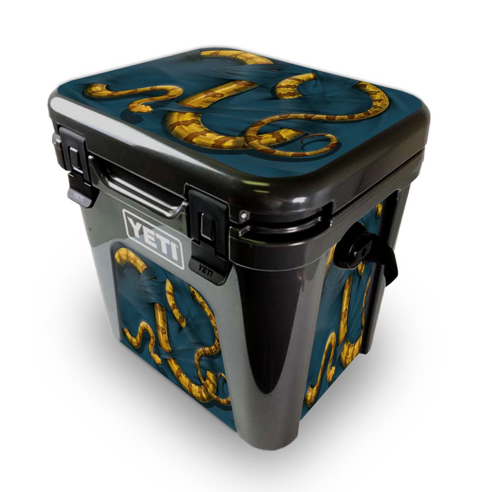 Picture of MightySkins YEROAD24-Boa Constrictor Skin for Yeti Roadie 24 Hard Cooler - Boa Constrictor