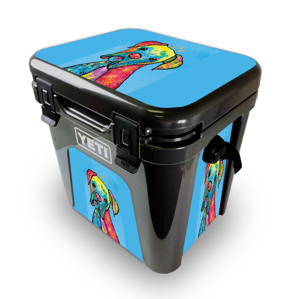 Picture of MightySkins YEROAD24-Boxer Rainbow Skin for Yeti Roadie 24 Hard Cooler - Boxer Rainbow