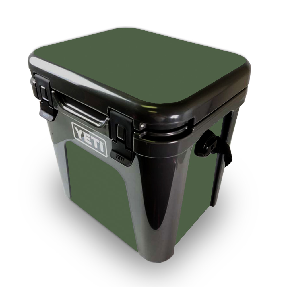 Picture of MightySkins YEROAD24-Solid Olive Skin for Yeti Roadie 24 Hard Cooler - Solid Olive