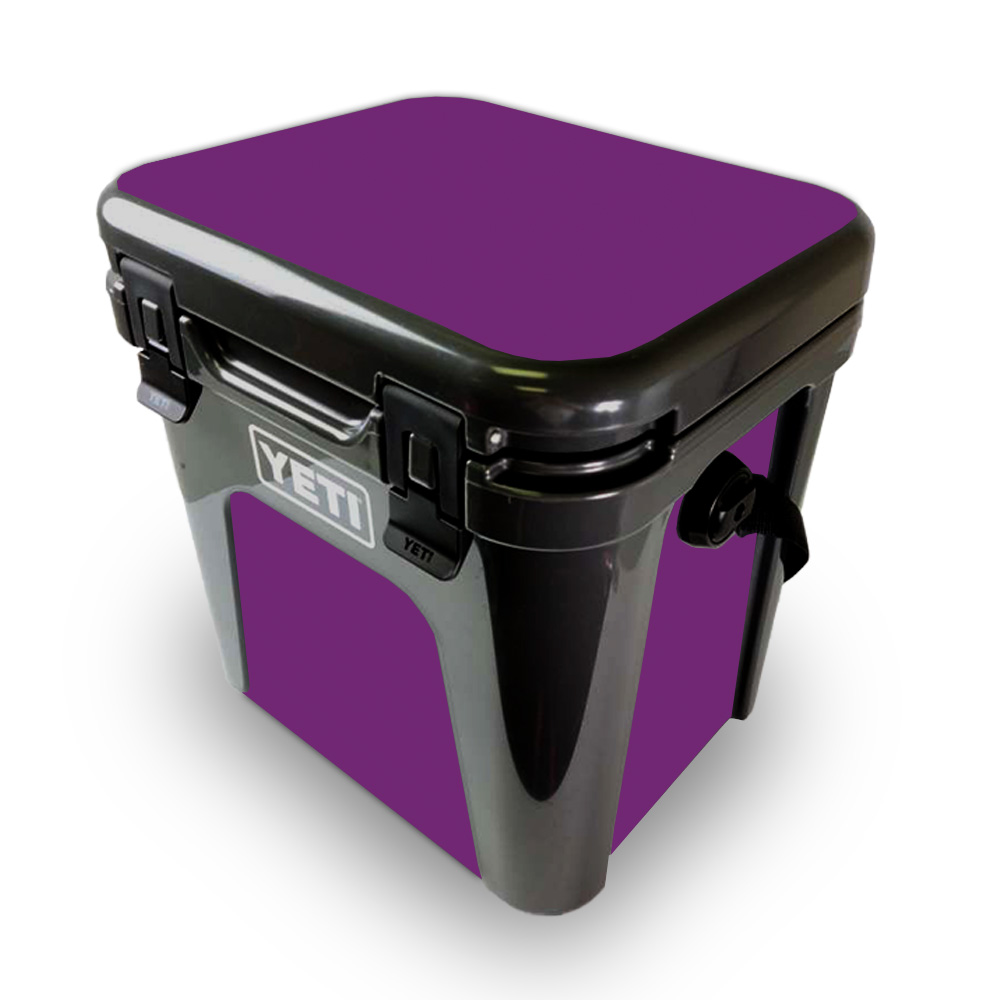 Picture of MightySkins YEROAD24-Solid Purple Skin for Yeti Roadie 24 Hard Cooler - Solid Purple