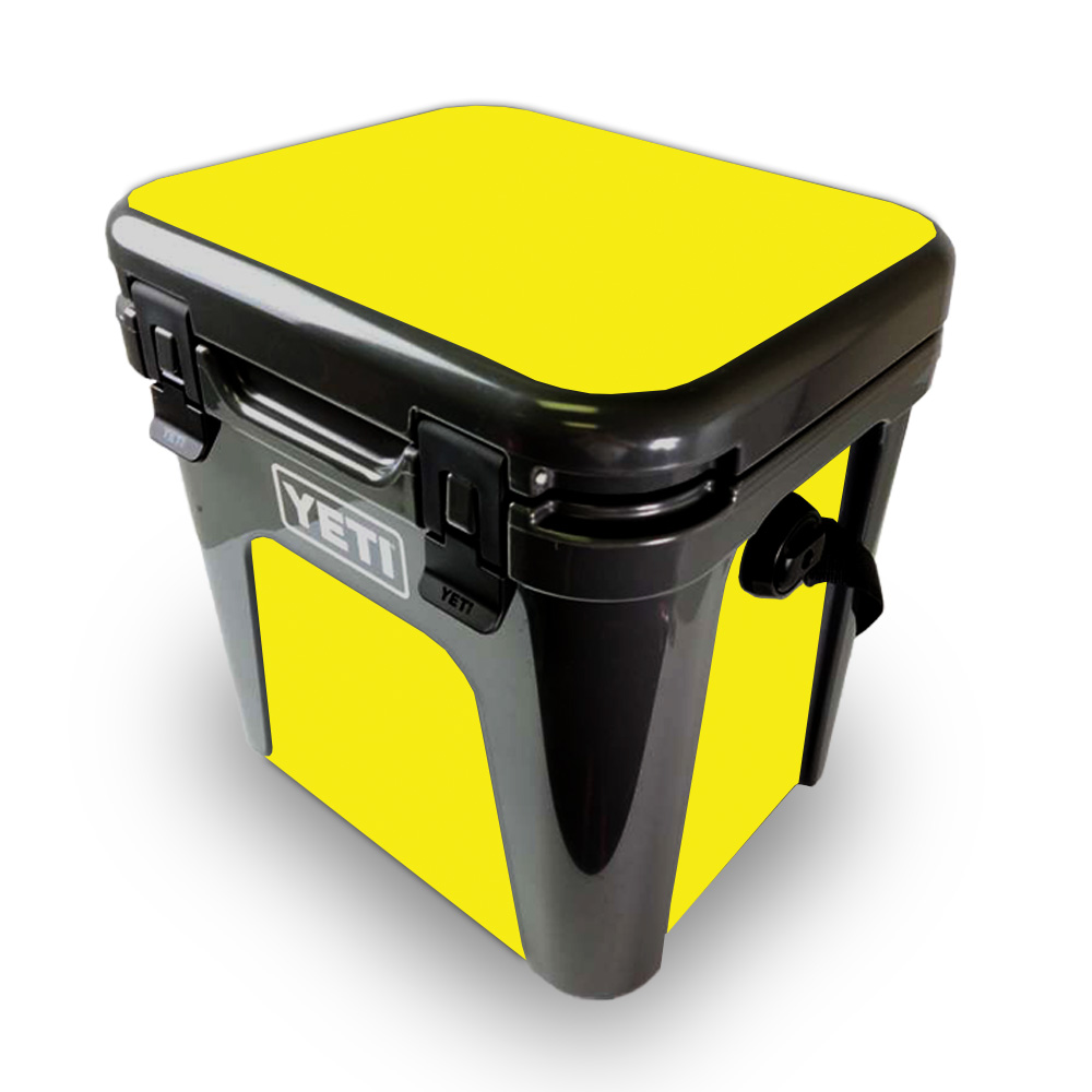 Picture of MightySkins YEROAD24-Solid Yellow Skin for Yeti Roadie 24 Hard Cooler - Solid Yellow