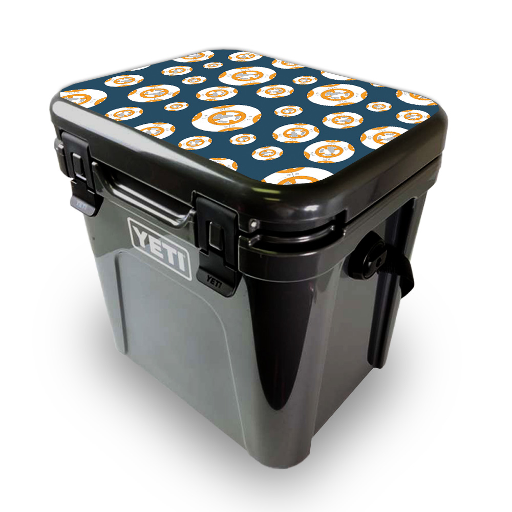 Picture of MightySkins YEROA24LID-Mini Galaxy Bots Skin for Yeti Roadie 24 Hard Cooler Lid - Mini Galaxy Bots