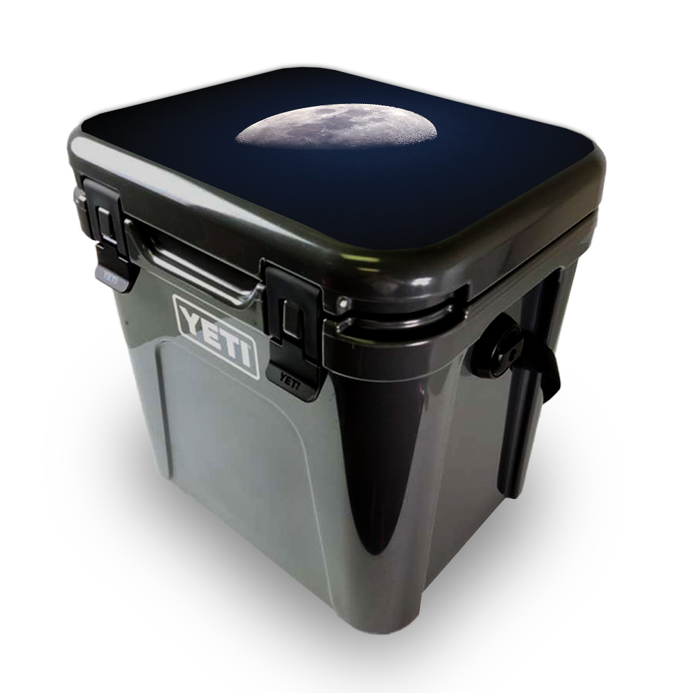 Picture of MightySkins YEROA24LID-Moon Skin for Yeti Roadie 24 Hard Cooler Lid - Moon