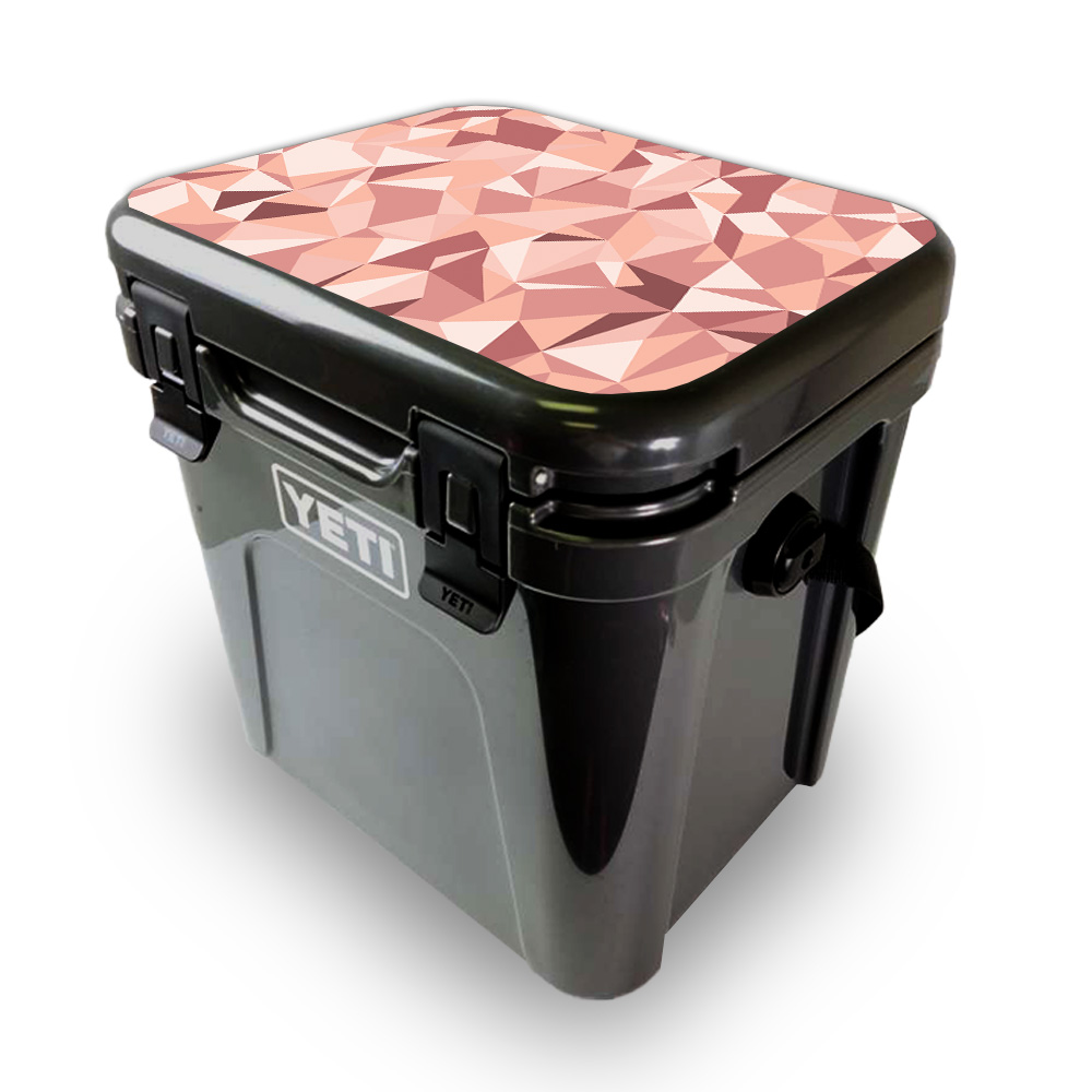 Picture of MightySkins YEROA24LID-Mosaic Rose Skin for Yeti Roadie 24 Hard Cooler Lid - Mosaic Rose