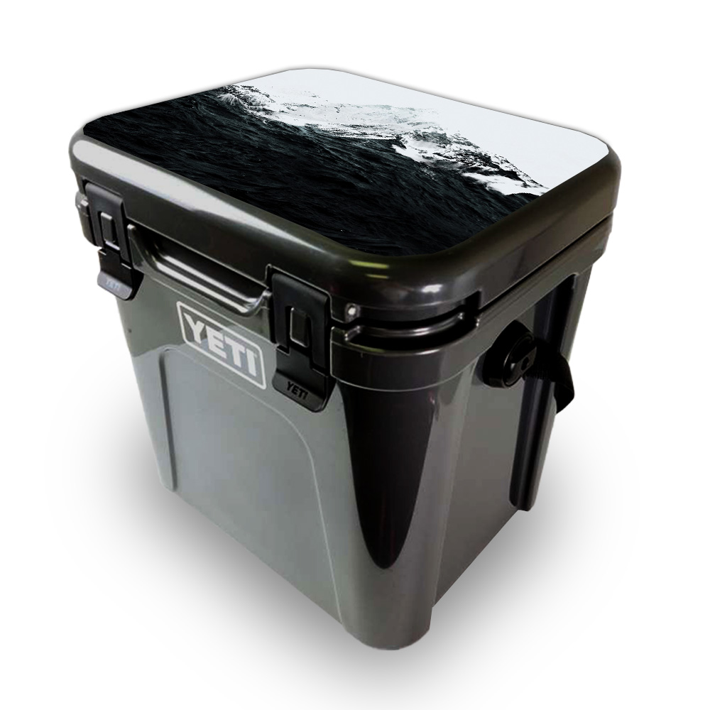 Picture of MightySkins YEROA24LID-Mountain Waves Skin for Yeti Roadie 24 Hard Cooler Lid - Mountain Waves