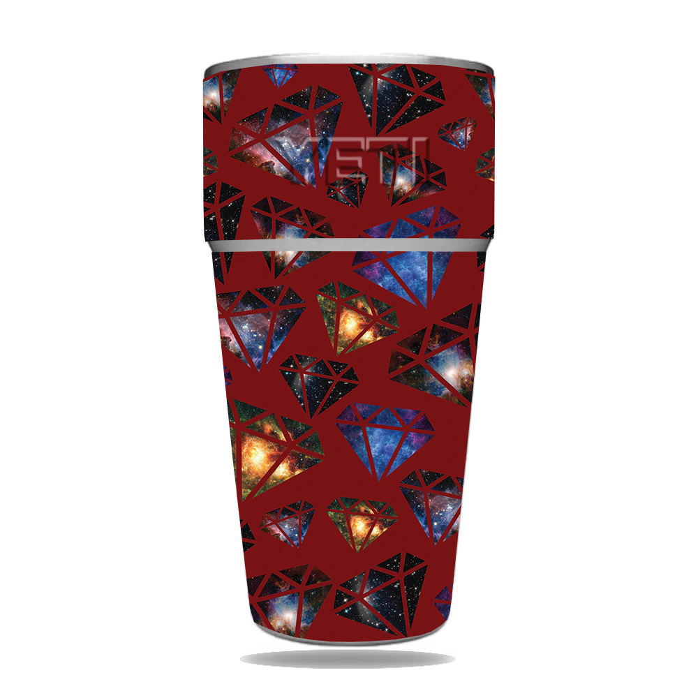 Picture of MightySkins YERAM26SI-Diamond Galaxy Skin for Yeti Rambler 26 oz Stackable Cup - Diamond Galaxy
