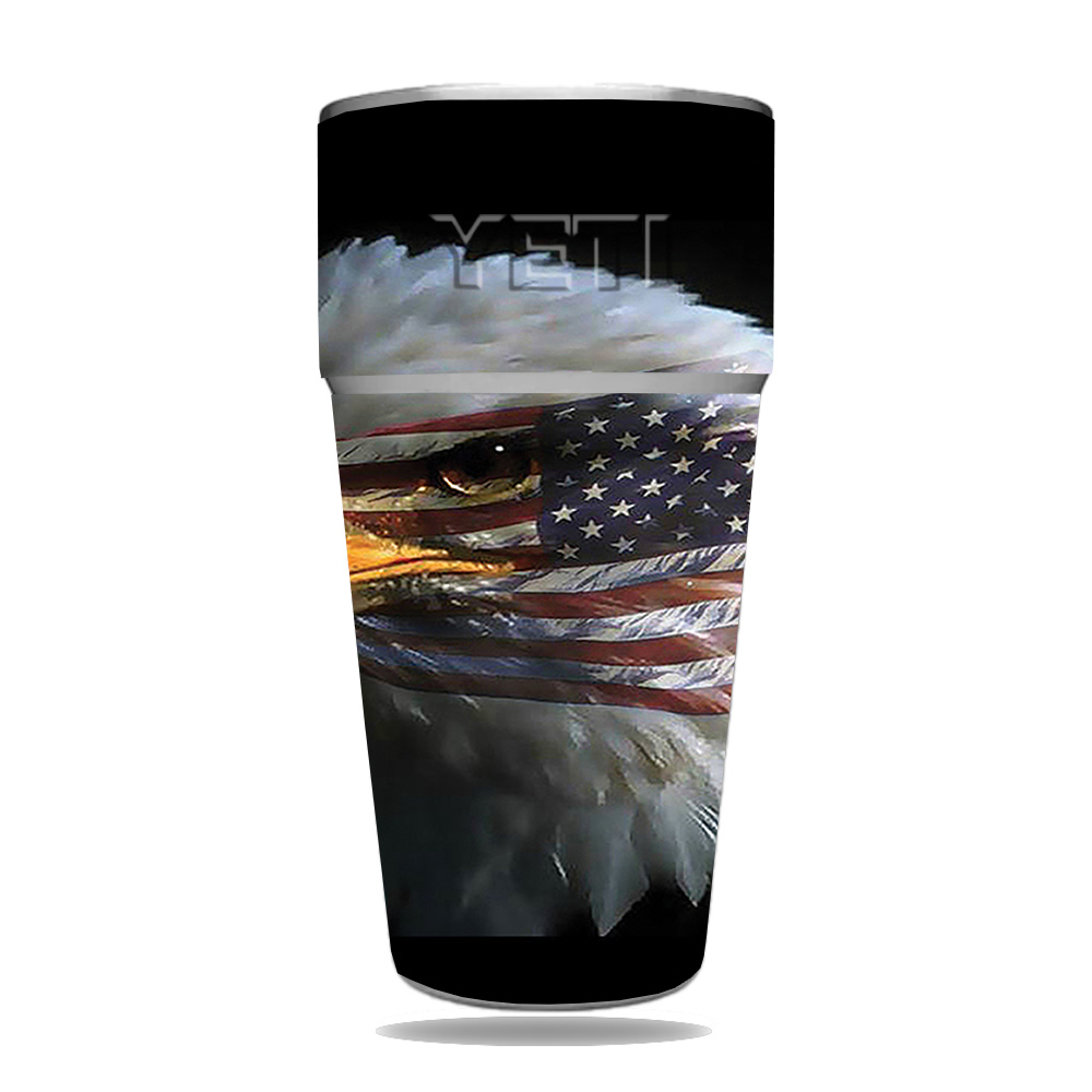 Picture of MightySkins YERAM26SI-Eagle Eye Skin for Yeti Rambler 26 oz Stackable Cup - Eagle Eye