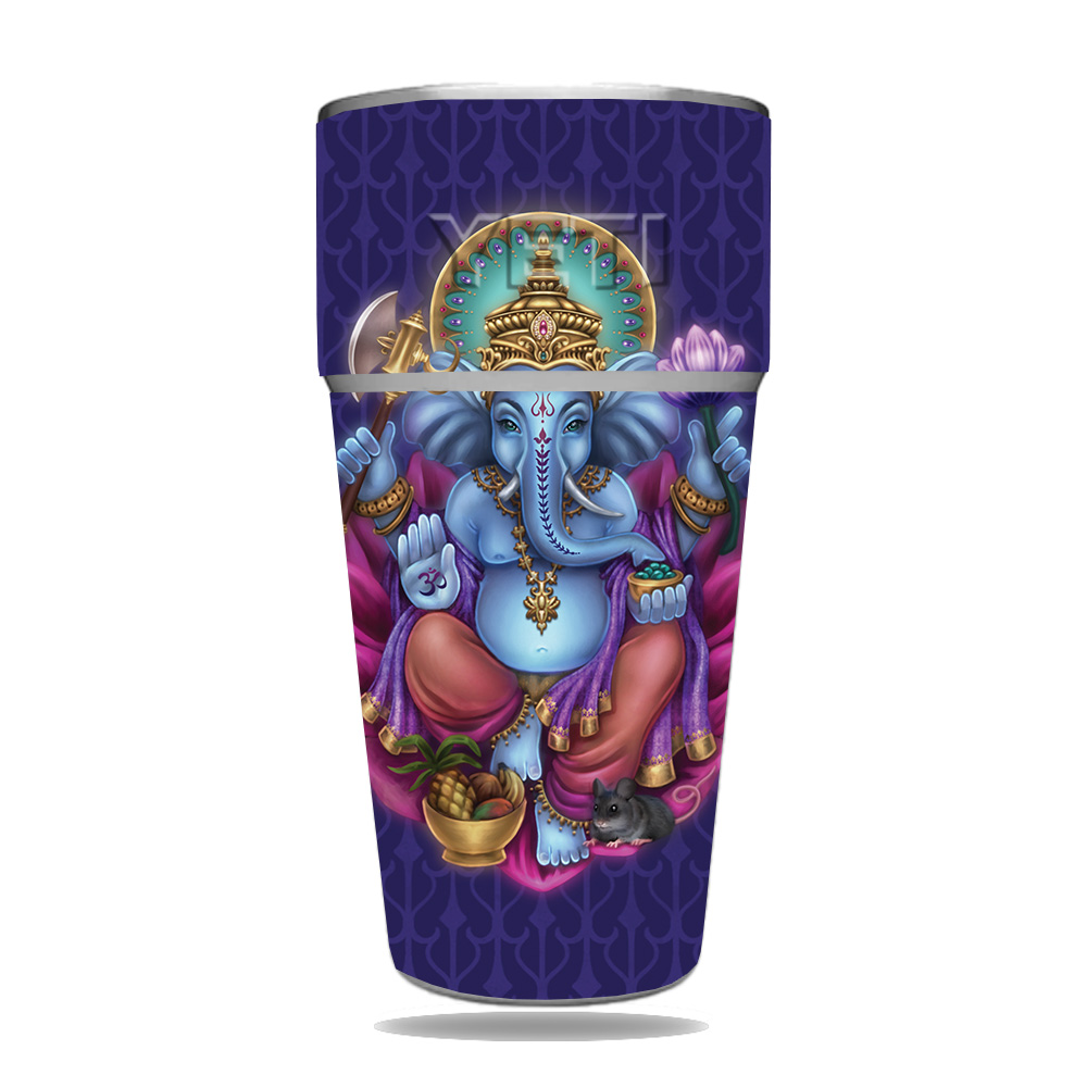 Picture of MightySkins YERAM26SI-Ganesha Elephant Skin for Yeti Rambler 26 oz Stackable Cup - Ganesha Elephant