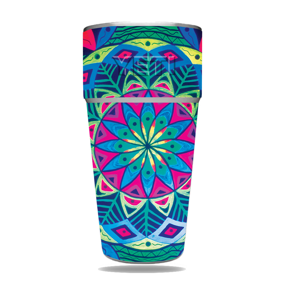Picture of MightySkins YERAM26SI-Geo Garden Skin for Yeti Rambler 26 oz Stackable Cup - Geo Garden