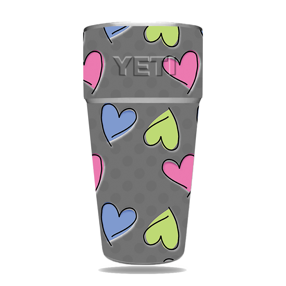 Picture of MightySkins YERAM26SI-Girly Skin for Yeti Rambler 26 oz Stackable Cup - Girly