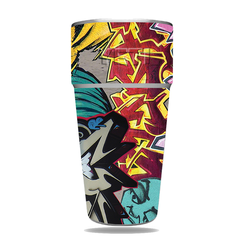 Picture of MightySkins YERAM26SI-Graffiti Wild Styles Skin for Yeti Rambler 26 oz Stackable Cup - Graffiti Wild Styles
