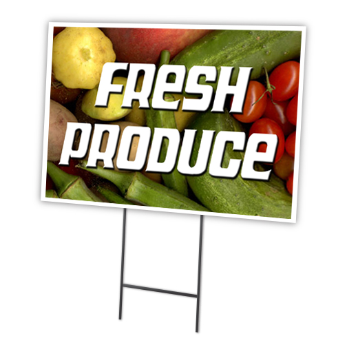 SignMission C-1216-DS-Fresh Produce