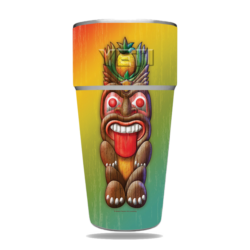 Picture of MightySkins YERAM26SI-Tiki Man Skin for Yeti Rambler 26 oz Stackable Cup - Tiki Man