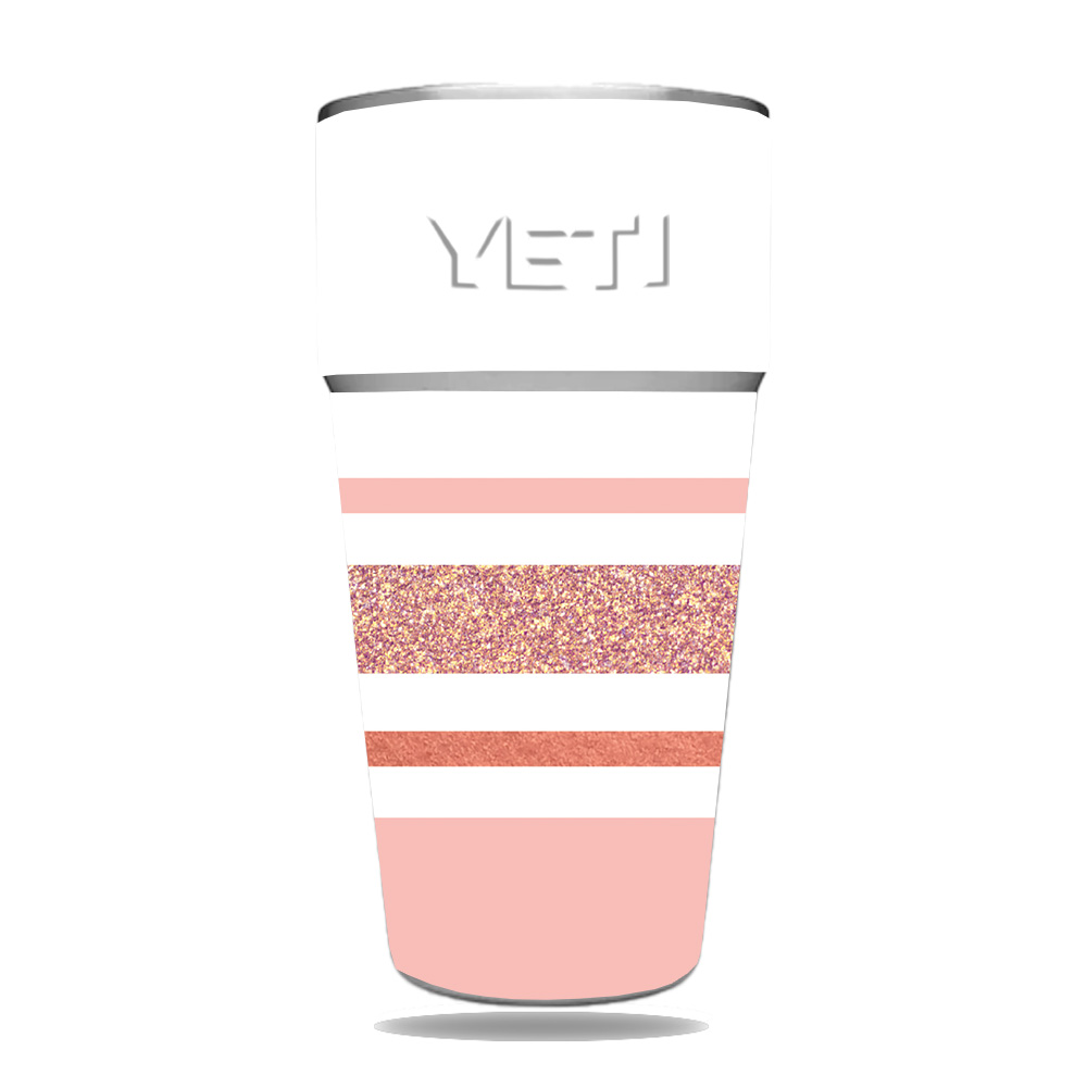 Picture of MightySkins YERAM26SI-Trendy Stripes Skin for Yeti Rambler 26 oz Stackable Cup - Trendy Stripes