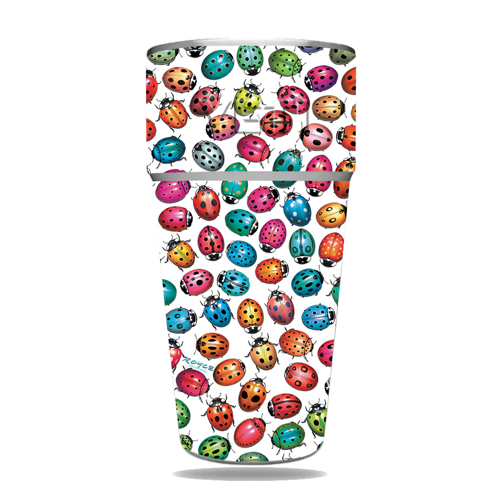 Picture of MightySkins YERAM26SI-Color Bugs Skin for Yeti Rambler 26 oz Stackable Cup - Color Bugs