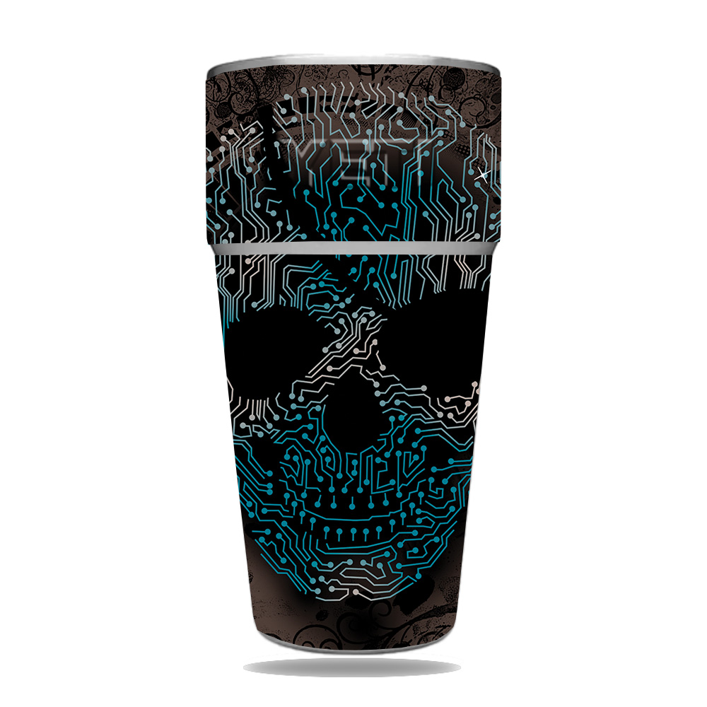 Picture of MightySkins YERAM26SI-Cyber Pirate Skin for Yeti Rambler 26 oz Stackable Cup - Cyber Pirate