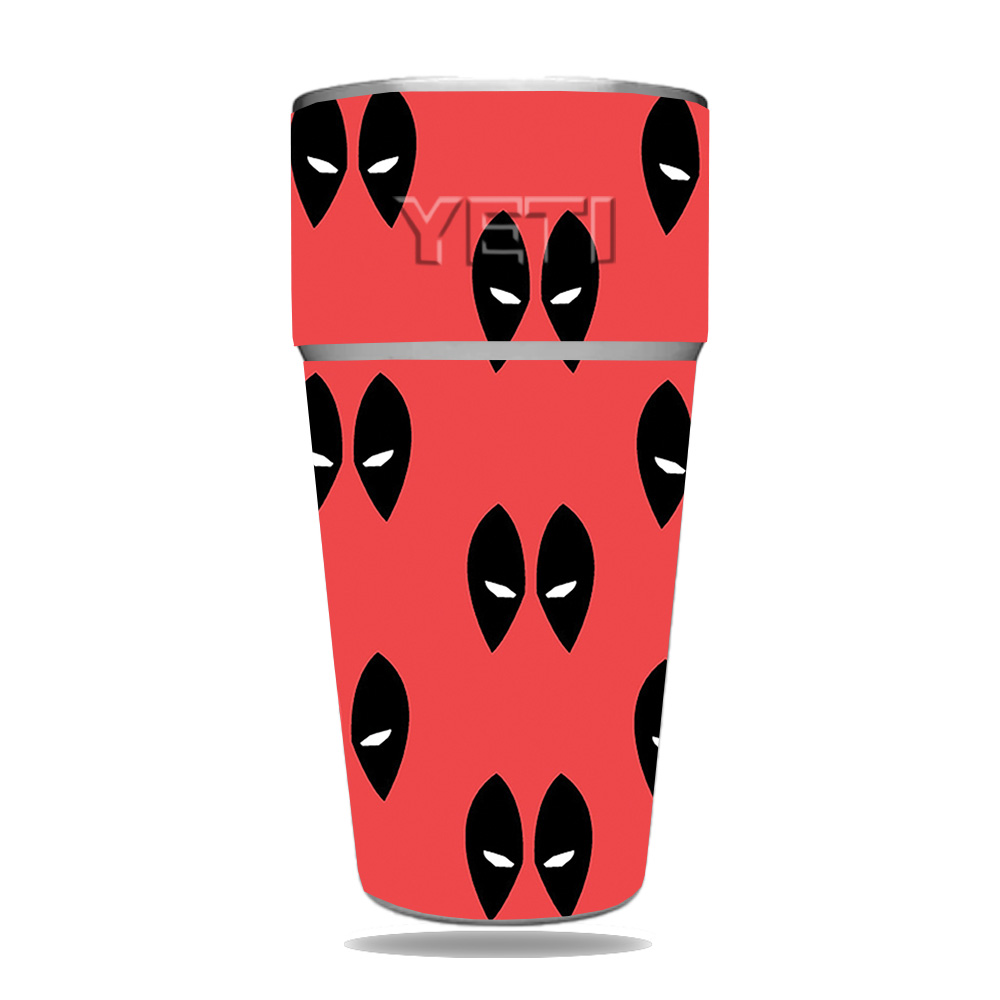 Picture of MightySkins YERAM26SI-Dead Eyes Pool Skin for Yeti Rambler 26 oz Stackable Cup - Dead Eyes Pool