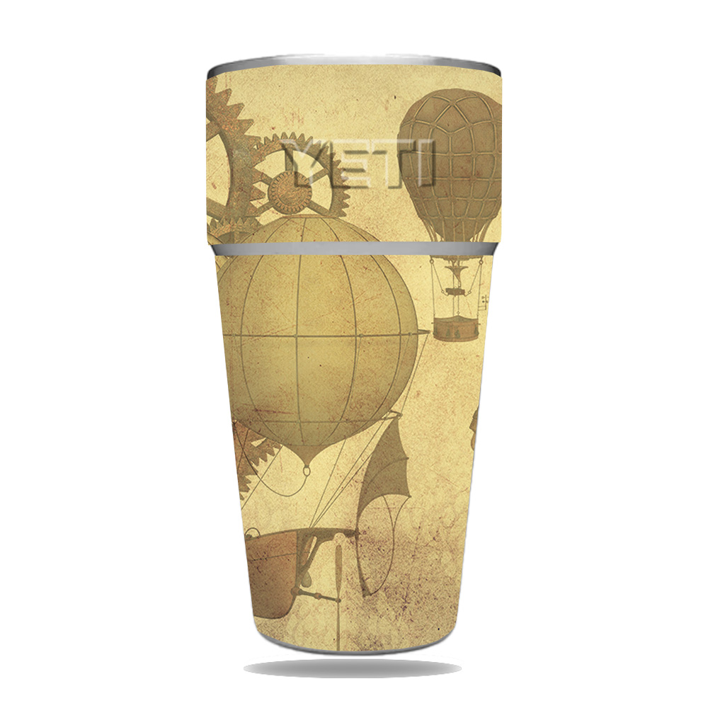 Picture of MightySkins YERAM26SI-Steam Punk Paper Skin for Yeti Rambler 26 oz Stackable Cup - Steam Punk Paper