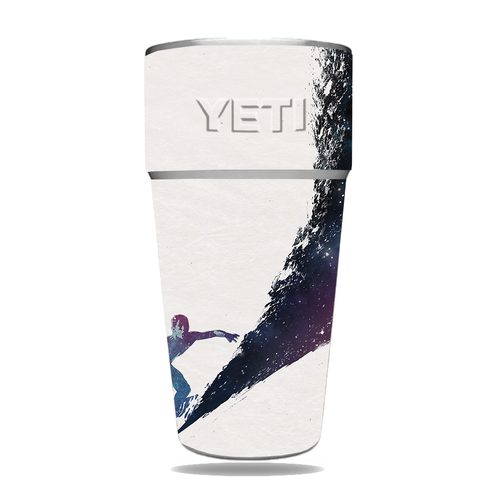Picture of MightySkins YERAM26SI-Surfing The Universe Skin for Yeti Rambler 26 oz Stackable Cup - Surfing The Universe
