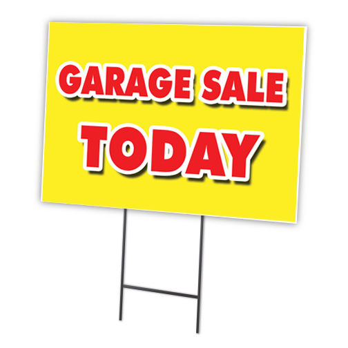 SignMission C-1216-DS-Garage Sale Today
