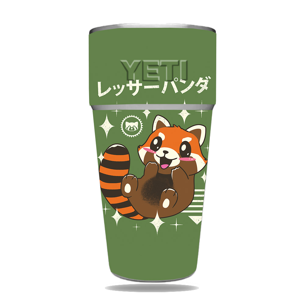 Picture of MightySkins YERAM26SI-Red Panda Kawaii Skin for Yeti Rambler 26 oz Stackable Cup - Red Panda Kawaii