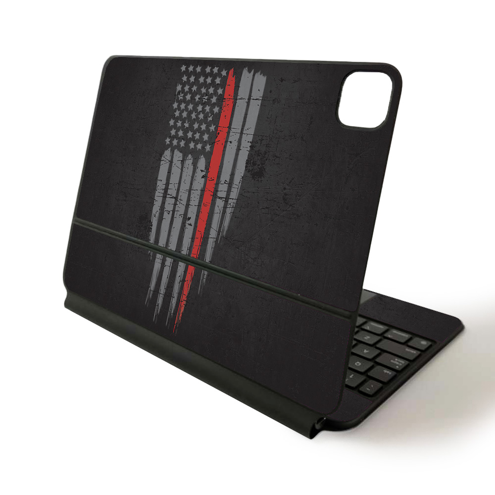 Picture of MightySkins APIPSK1120-Thin Red Line Skin for Apple Magic Keyboard for iPad Pro 11 in. 2020 - Thin Red Line