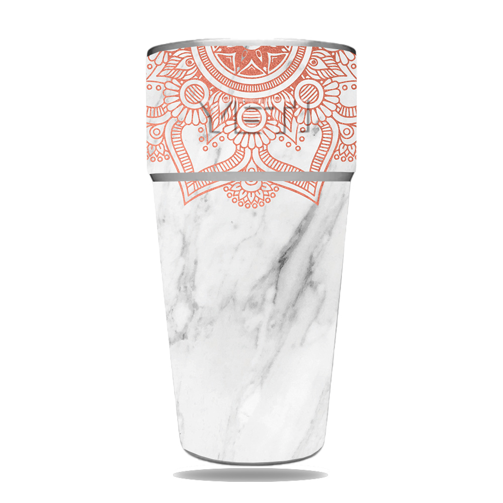 Picture of MightySkins YERAM26SI-Rosette Mandala Skin for Yeti Rambler 26 oz Stackable Cup - Rosette Mandala