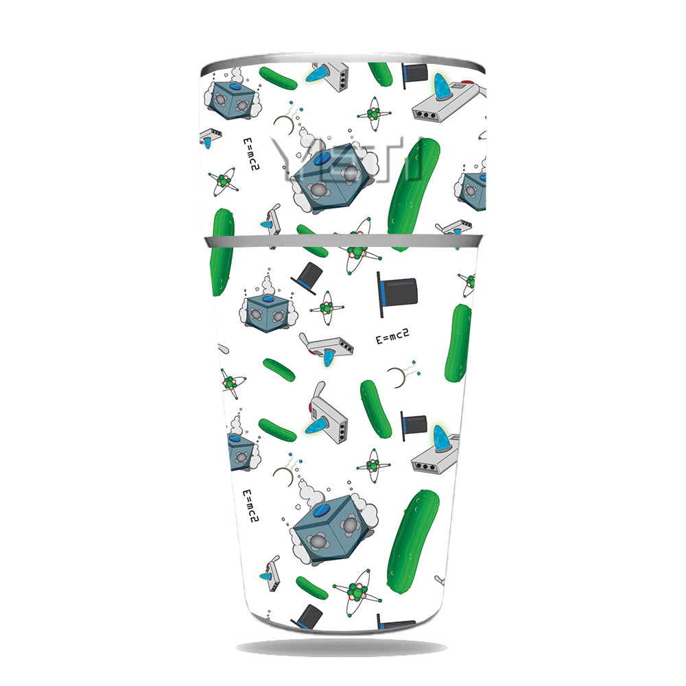 Picture of MightySkins YERAM26SI-Science Cartoon Skin for Yeti Rambler 26 oz Stackable Cup - Science Cartoon