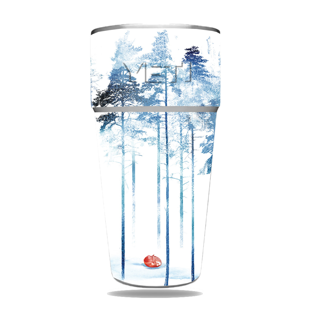 Picture of MightySkins YERAM26SI-Sleeping In The Woods Skin for Yeti Rambler 26 oz Stackable Cup - Sleeping in the Woods