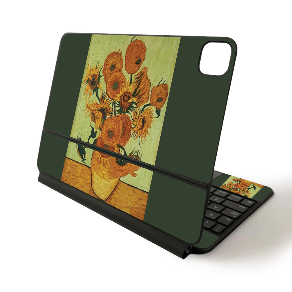 Picture of MightySkins APIPSK1120-Van Gogh Sunflowers Skin for Apple Magic Keyboard for iPad Pro 11 in. 2020 - Van Gogh Sunflowers