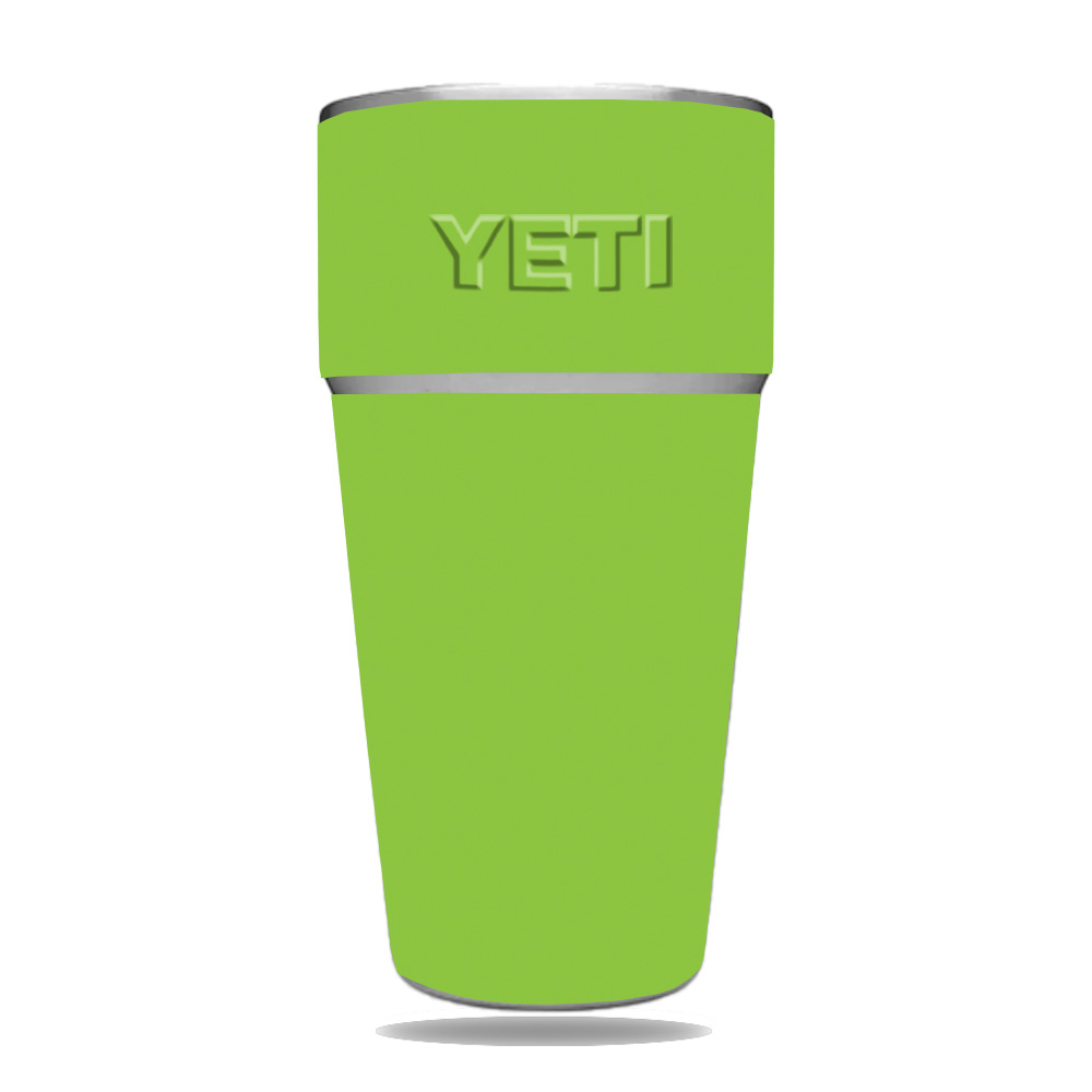 Picture of MightySkins YERAM26SI-Solid Lime Green Skin for Yeti Rambler 26 oz Stackable Cup - Solid Lime Green