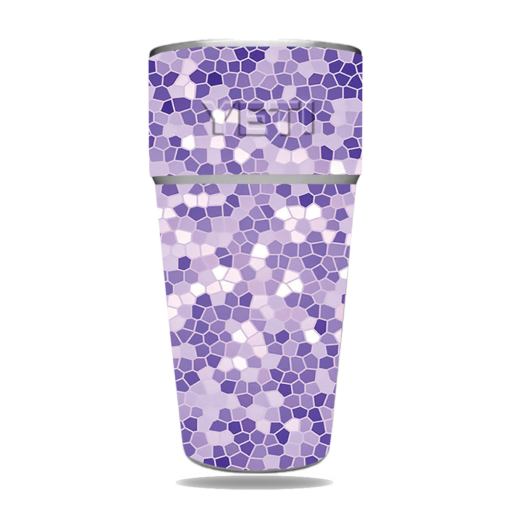 Picture of MightySkins YERAM26SI-Stained Glass Skin for Yeti Rambler 26 oz Stackable Cup - Stained Glass