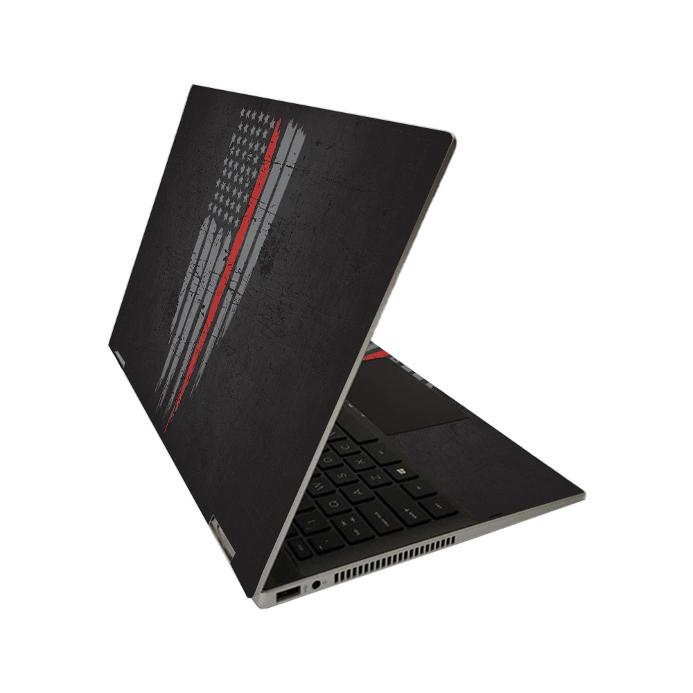 HPPX3601420-Thin Red Line Skin for HP Pavilion X360 14 in. 2020 - Thin Red Line -  MightySkins