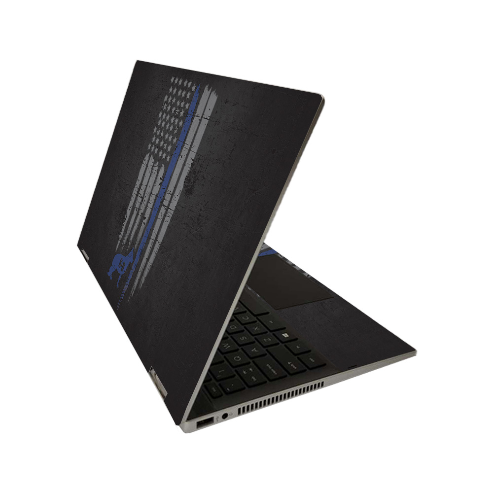HPPX3601420-Thin Blue Line K9 Skin for HP Pavilion X360 14 in. 2020 - Thin Blue Line K9 -  MightySkins