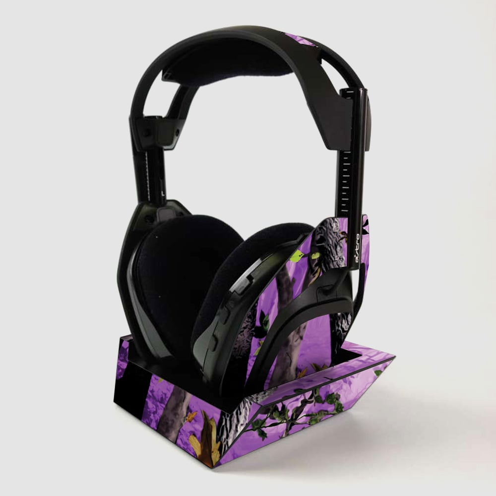 ASTA50PLBS-Purple Tree Camo Skin for Astro Gaming A50 Wireless Headphones Plus Base Station - Purple Tree Camo -  MightySkins