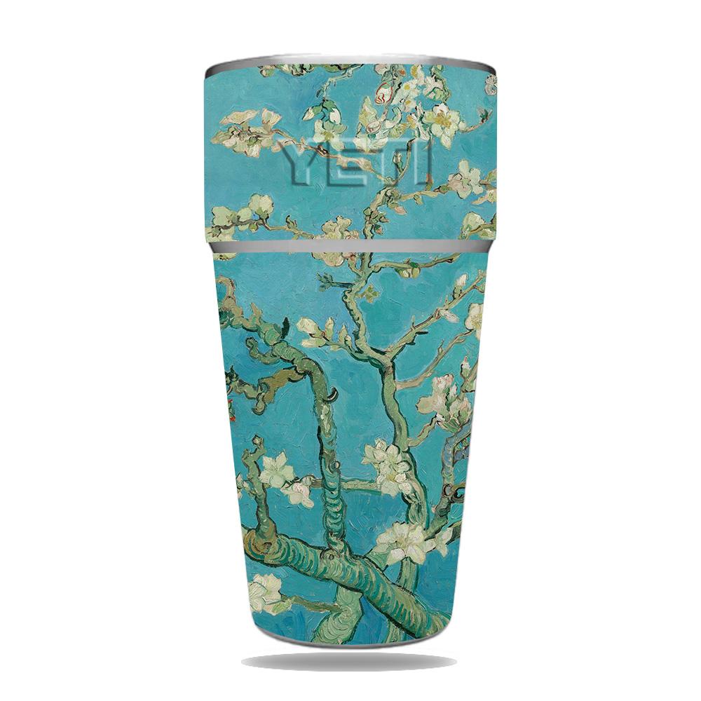 Picture of MightySkins YERAM26SI-Almond Blossom Skin for Yeti Rambler 26 oz Stackable Cup - Almond Blossom