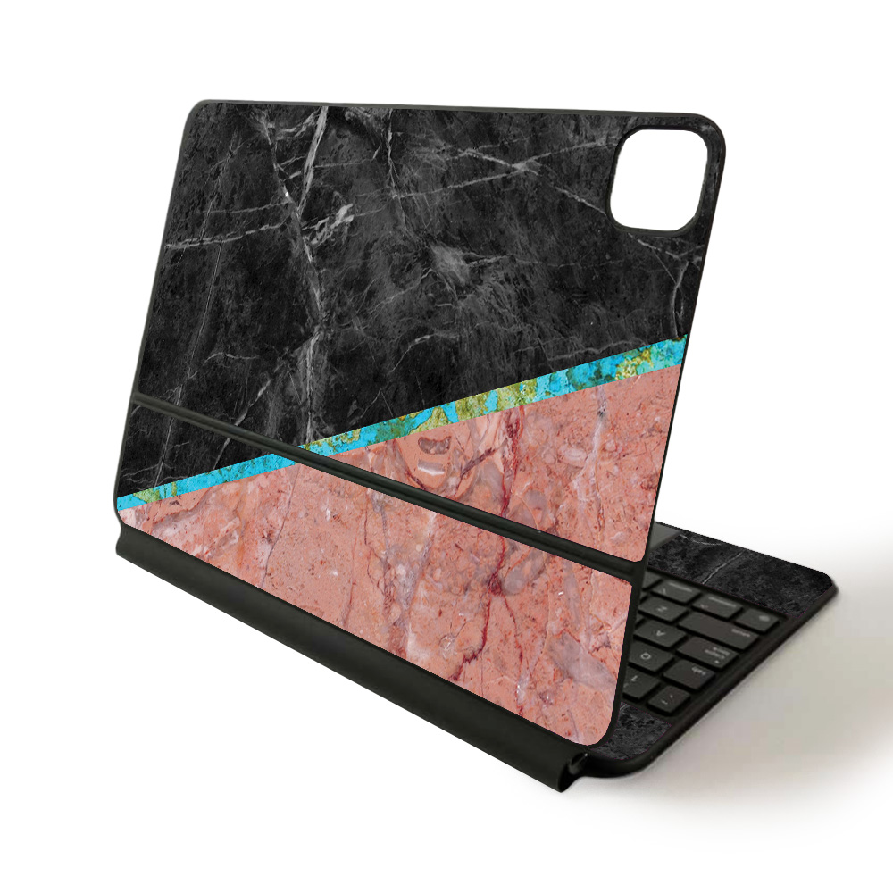 APIPSK1120-Cut Marble Skin for Apple Magic Keyboard for iPad Pro 11 in. 2020 - Cut Marble -  MightySkins