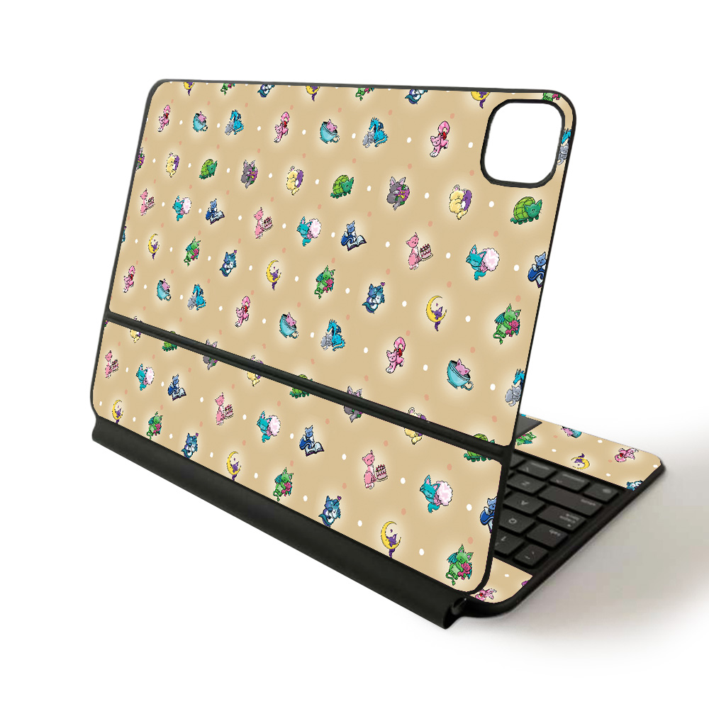 APIPSK1120-Cute Kittens Skin for Apple Magic Keyboard for iPad Pro 11 in. 2020 - Cute Kittens -  MightySkins