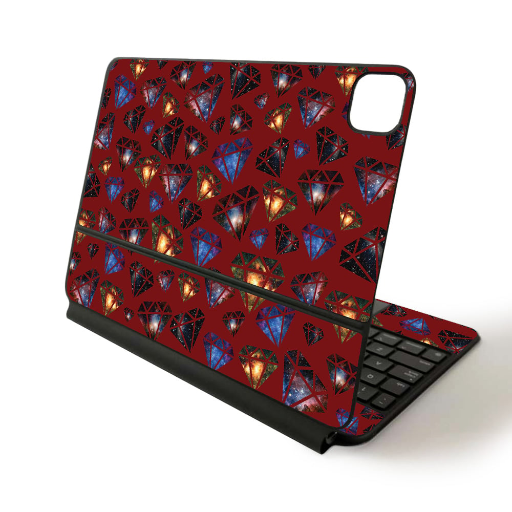 APIPSK1120-Diamond Galaxy Skin for Apple Magic Keyboard for iPad Pro 11 in. 2020 - Diamond Galaxy -  MightySkins