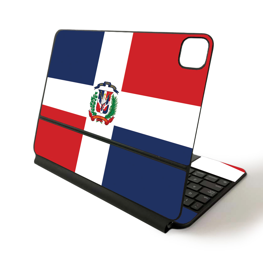 Picture of MightySkins APIPSK1120-Dominican Flag Skin for Apple Magic Keyboard for iPad Pro 11 in. 2020 - Dominican Flag