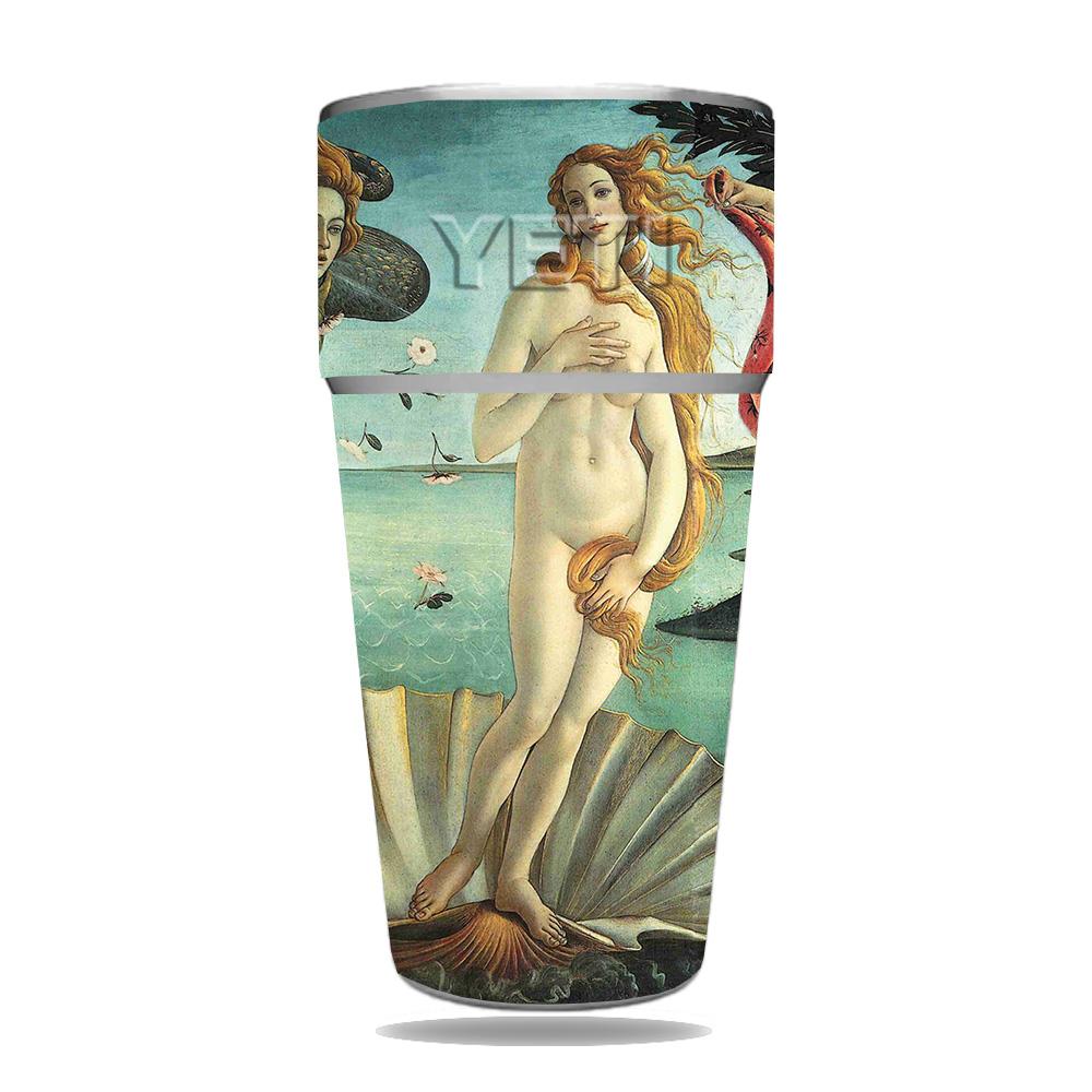 Picture of MightySkins YERAM26SI-Birth Of Venus Skin for Yeti Rambler 26 oz Stackable Cup - Birth of Venus