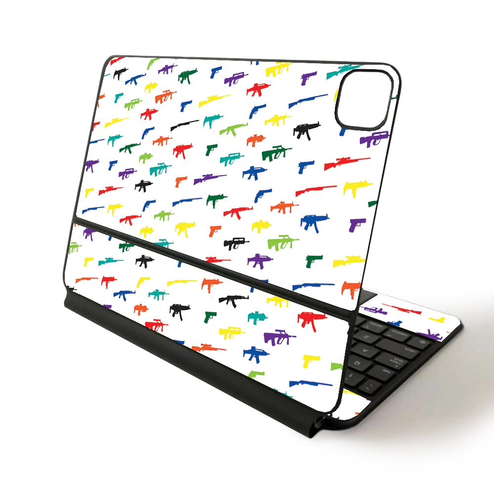 APIPSK1120-Fun Guns Skin for Apple Magic Keyboard for iPad Pro 11 in. 2020 - Fun Guns -  MightySkins