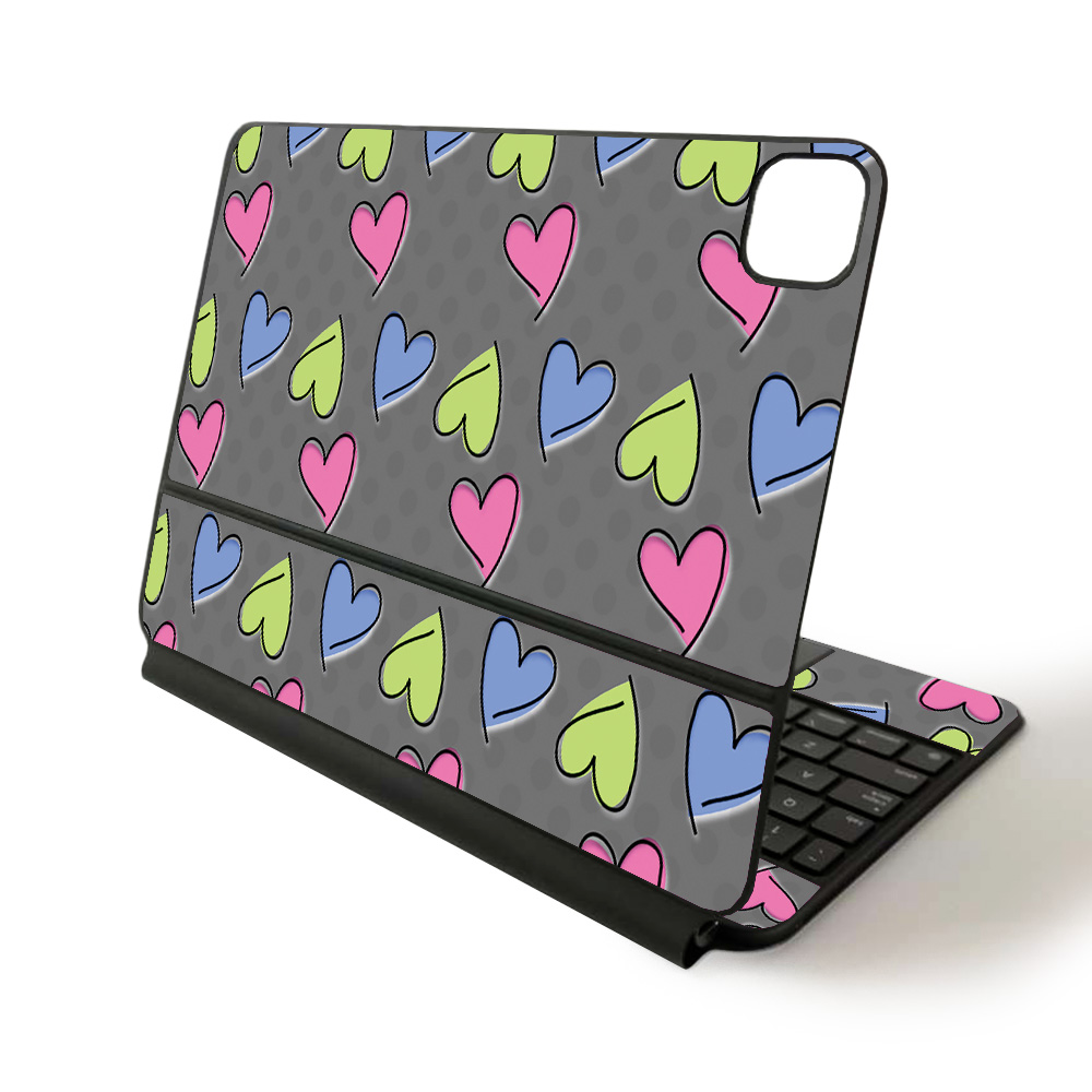 APIPSK1120-Girly Skin for Apple Magic Keyboard for iPad Pro 11 in. 2020 - Girly -  MightySkins