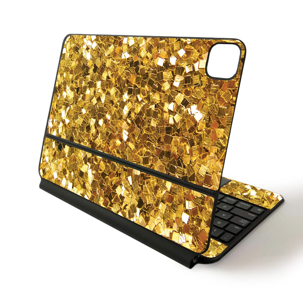 APIPSK1120-Gold Chips Skin for Apple Magic Keyboard for iPad Pro 11 in. 2020 - Gold Chips -  MightySkins