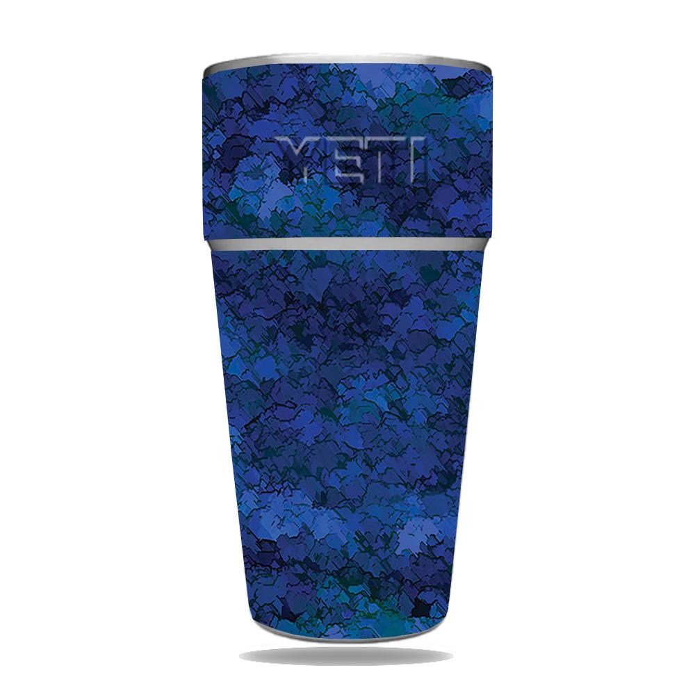 Picture of MightySkins YERAM26SI-Blue Ice Skin for Yeti Rambler 26 oz Stackable Cup - Blue Ice