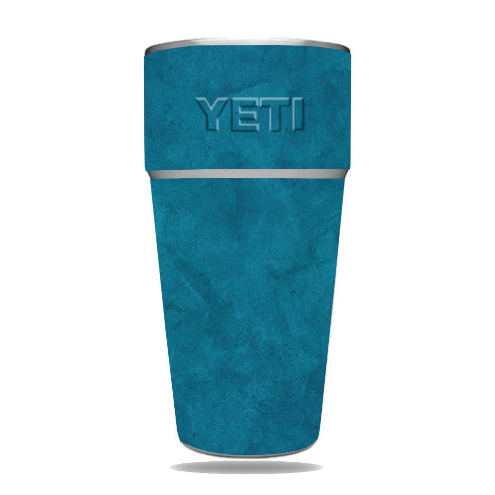 Picture of MightySkins YERAM26SI-Blue Strokes Skin for Yeti Rambler 26 oz Stackable Cup - Blue Strokes