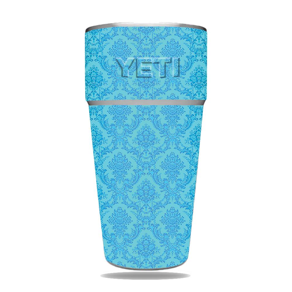 Picture of MightySkins YERAM26SI-Blue Vintage Skin for Yeti Rambler 26 oz Stackable Cup - Blue Vintage
